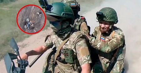 Mad Max po rosyjsku. Tak szarżują "kawalerzyści" Putina