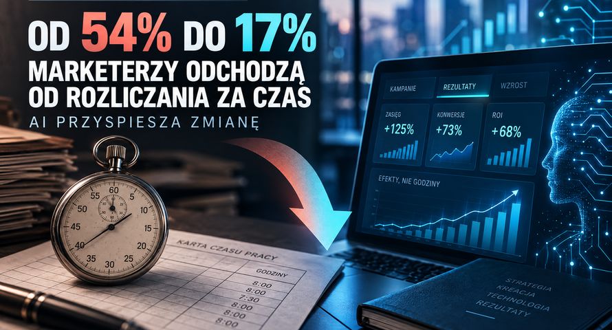 Marketerzy odchodzą od rozliczania agencji za czas pracy. AI przyspiesza zmianę