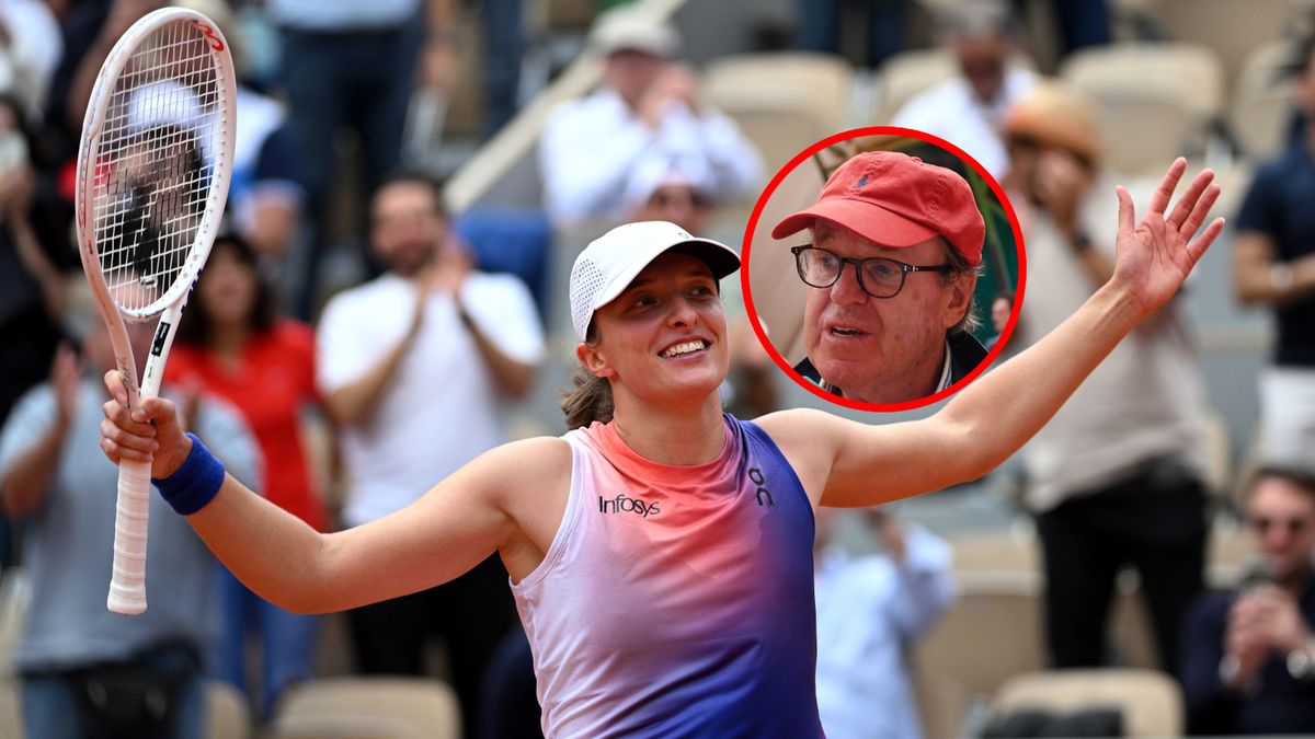 PAP/EPA / CAROLINE BLUMBERG / Materiały prasowe / LOTOS PZT Polish Tour / Na zdjęciu: Iga Świątek i Wojciech Fibak