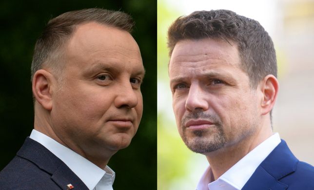 Andrzej Duda i Rafał Trzaskowski, według najnowszego sondażu, zmierzyliby się w II turze wyborów