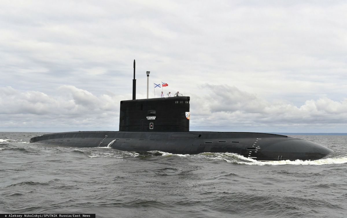 Rosyjska łódź podwodna typu "Warszawianka" 