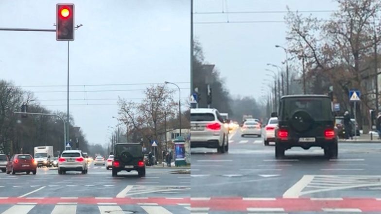 Anna Lewandowska łamie przepisy podczas przejażdżki po Warszawie