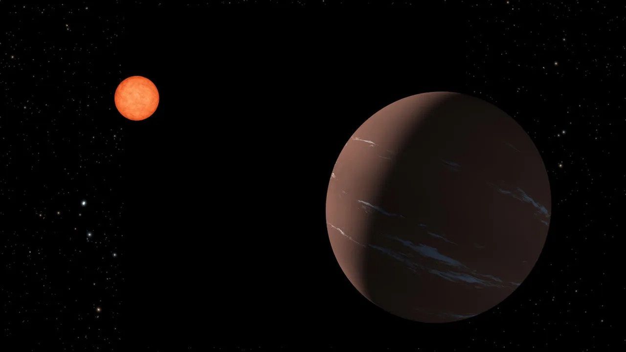 Wizualizacja planety TOI-715b