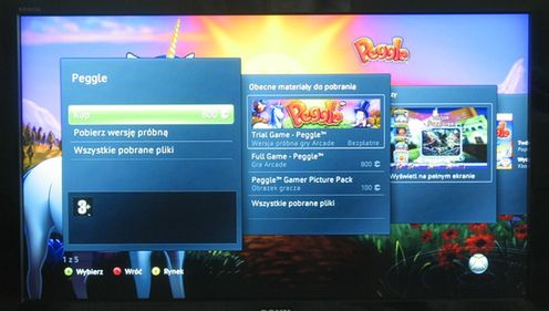 Peggle, CRYSTAL DEFENDERS i COD: World At War na Xbox Live 2