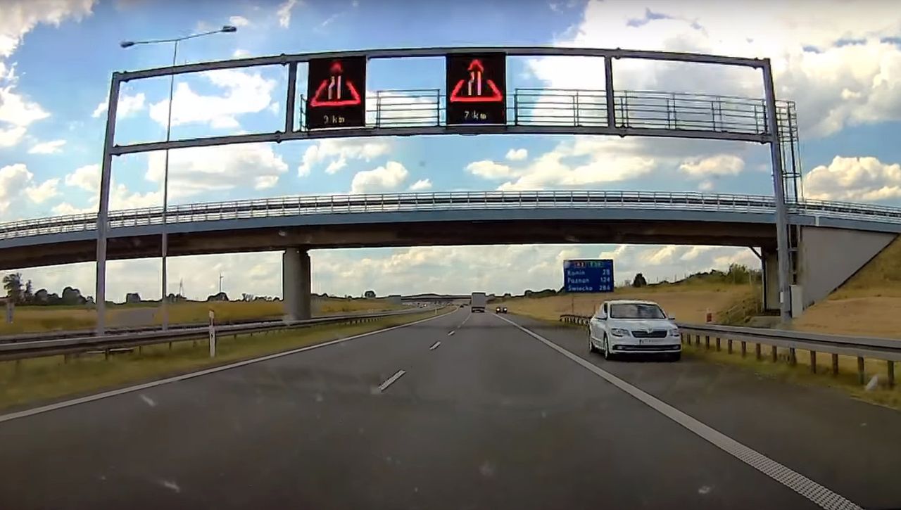 Jazda pod prąd na autostradzie to ogromne ryzyko