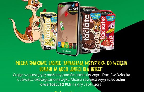 Łaciate z kampanią mlecze smakowych na Dzień Dziecka