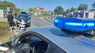Wrocław: Wypadek na Psim Polu. Dostawca jedzenia trafił do szpitala