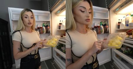 Wersow EKSCYTUJE SIĘ owocami w... plastikowych pojemnikach: "Bardzo mi się to PODOBA W STANACH"
