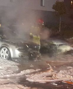 Tak płonęły samochody na osiedlu w Zielonej Górze. To było podpalenie