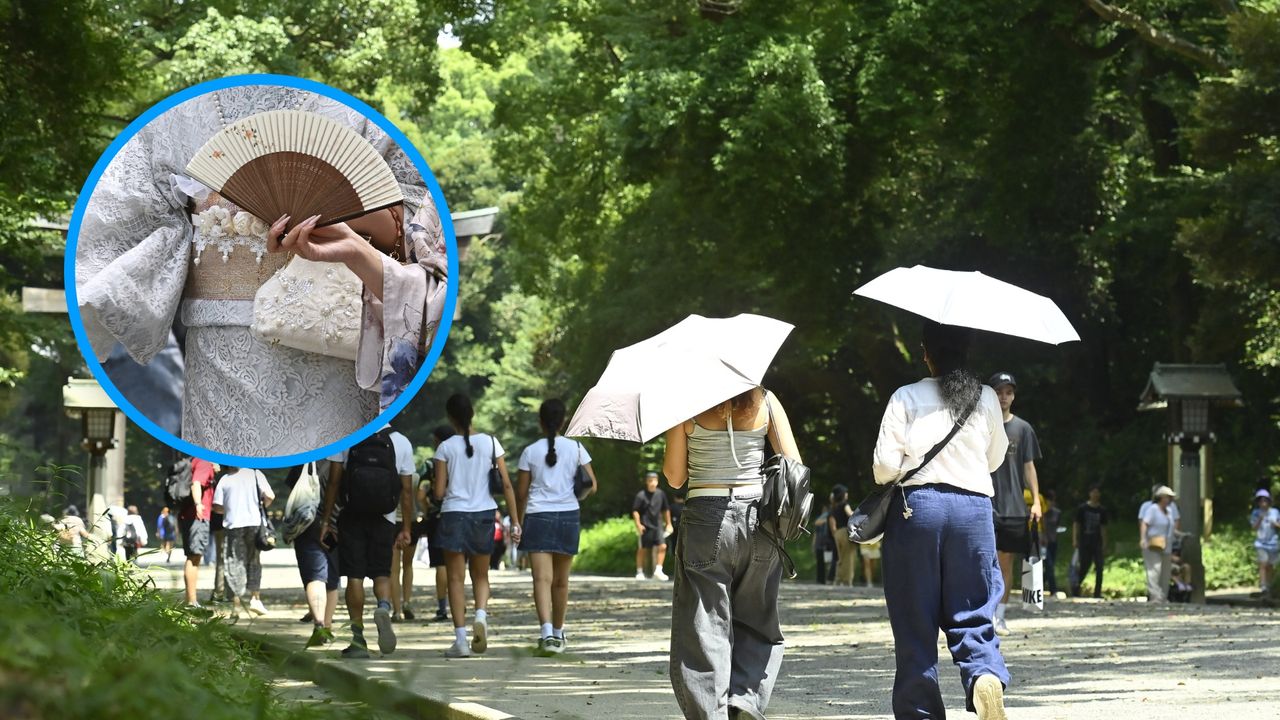 "Czuję, jakby było 50 stopni". Żar leje się z nieba nad Tokio