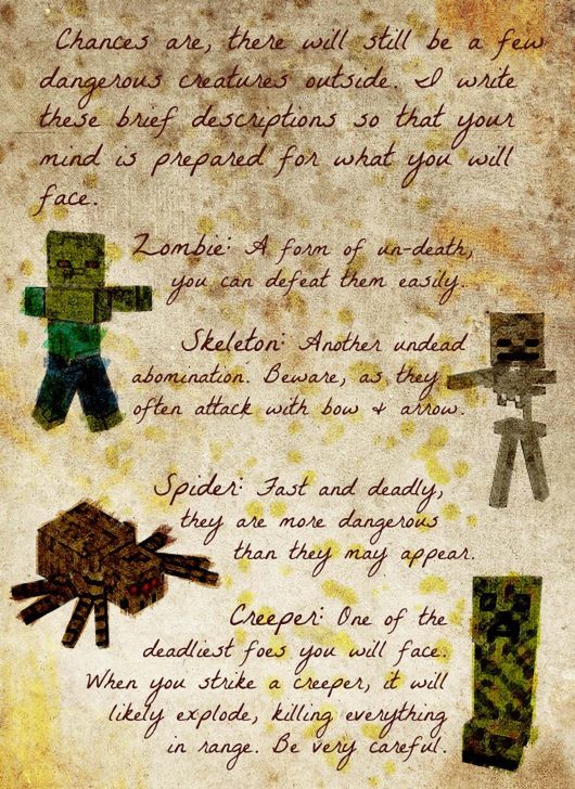 MineCraft - ręcznie malowany, darmowy przewodnik po grze 2