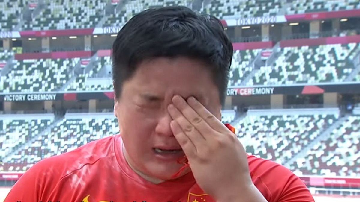 YouTube /  CCTV Video News Agency / Na zdjęciu: Gong Lijiao