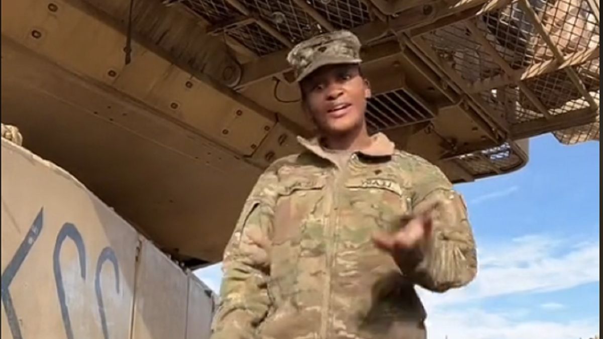(TikTok)Amerykańska żołnierka w Polsce. Ujawnia kulisy na TikToku