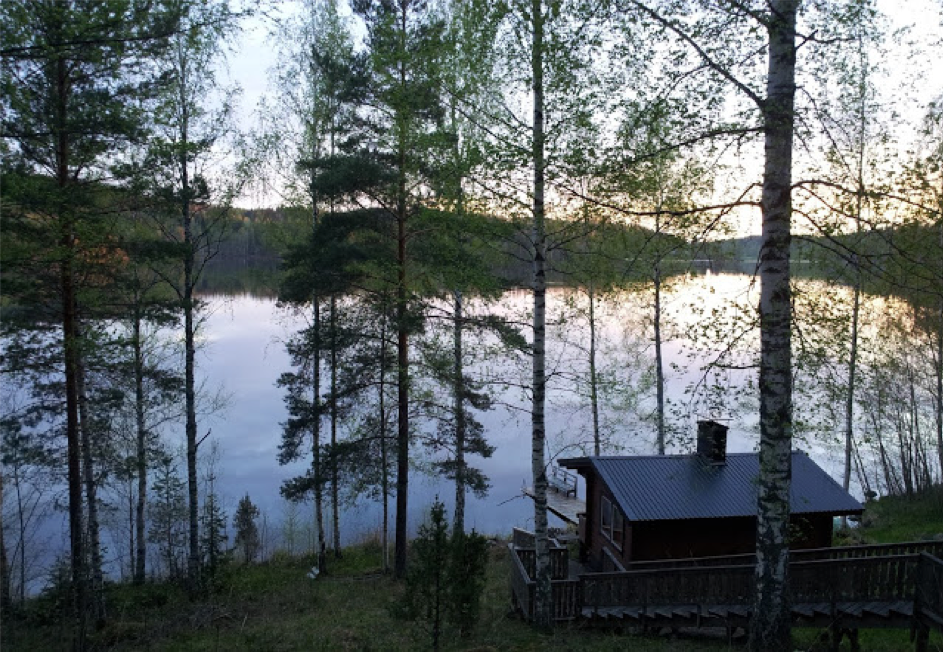 Sauna nad brzegiem jeziora to Finlandii norma