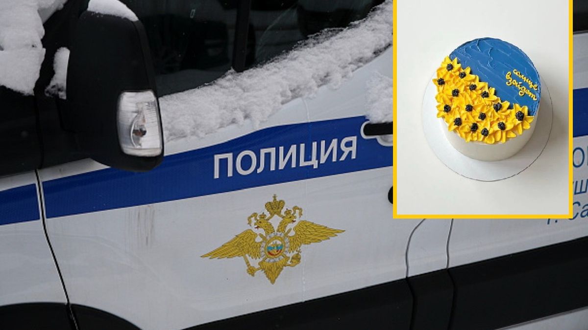 Rosjanka sprzedawała żółto-niebieskie torty 