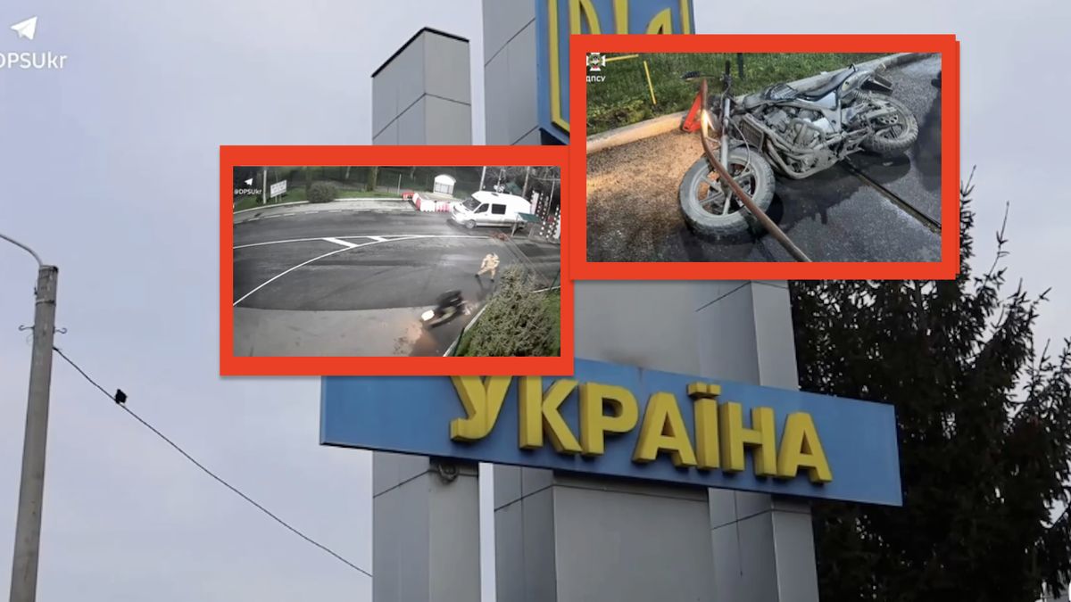 Obywatel Ukrainy chciał na motorze uciec przez granicę