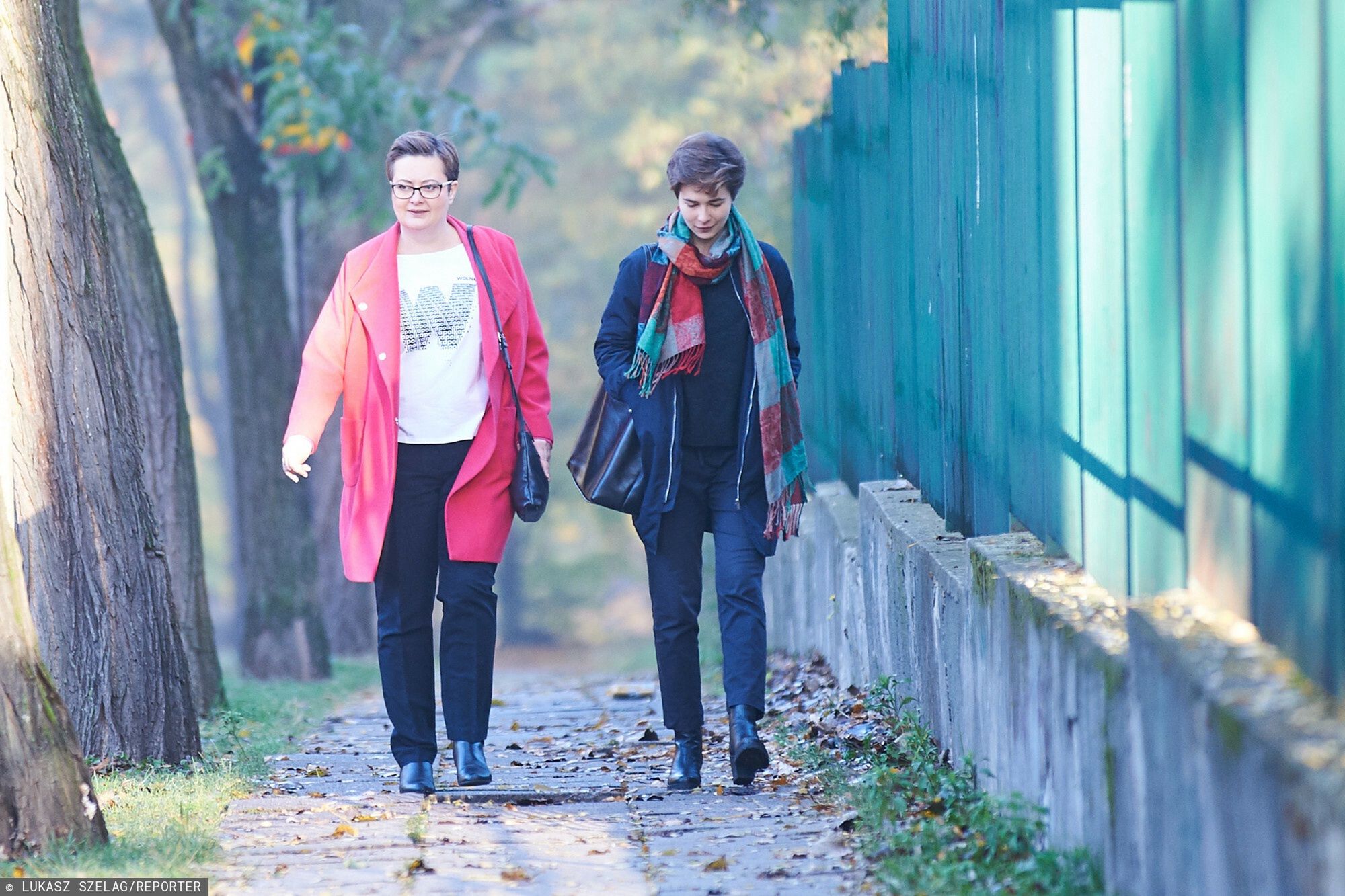 W Łodzi z córką Anną, studentką medycyny 