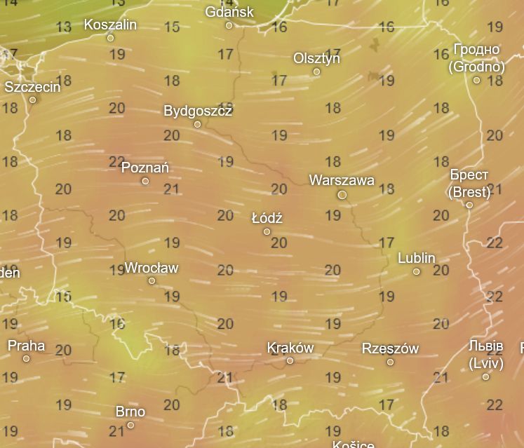 Temperatura 31 maja