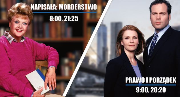 Dwa nowe seriale „Napisała: morderstwo” i „Prawo i porządek” w TVS
