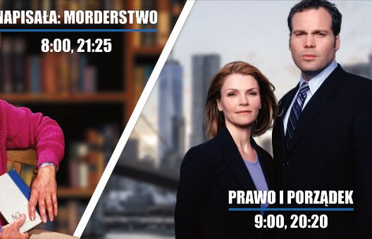 Dwa nowe seriale „Napisała: morderstwo” i „Prawo i porządek” w TVS