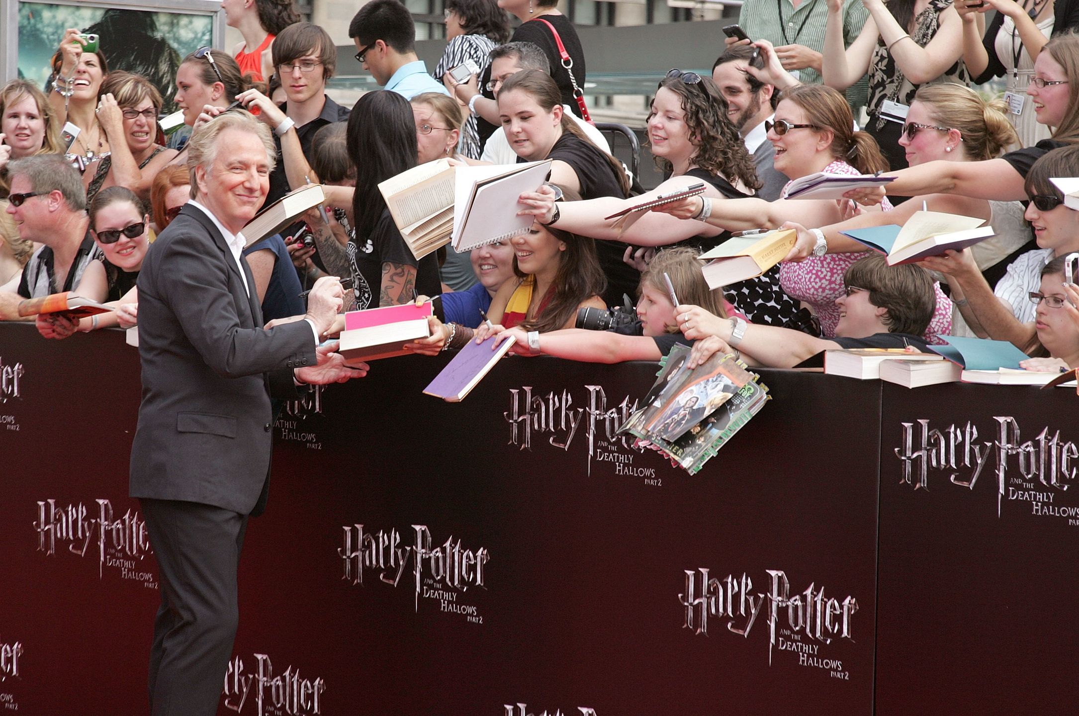 Z tłumem fanów na premirze "Harry'ego Pottera"