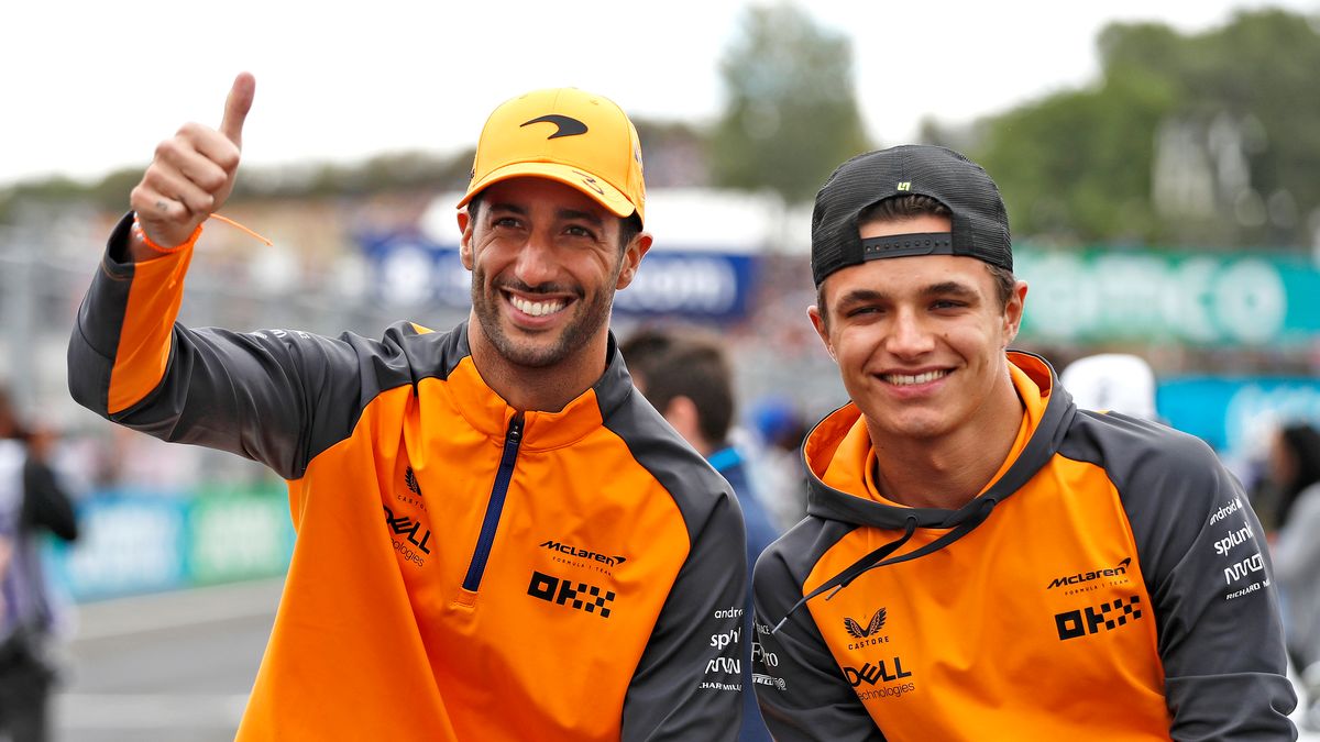 Daniel Ricciardo (po lewej) i Lando Norris