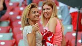 Piękne kibicki na Stadionie Narodowym podczas meczu Polska - Gruzja