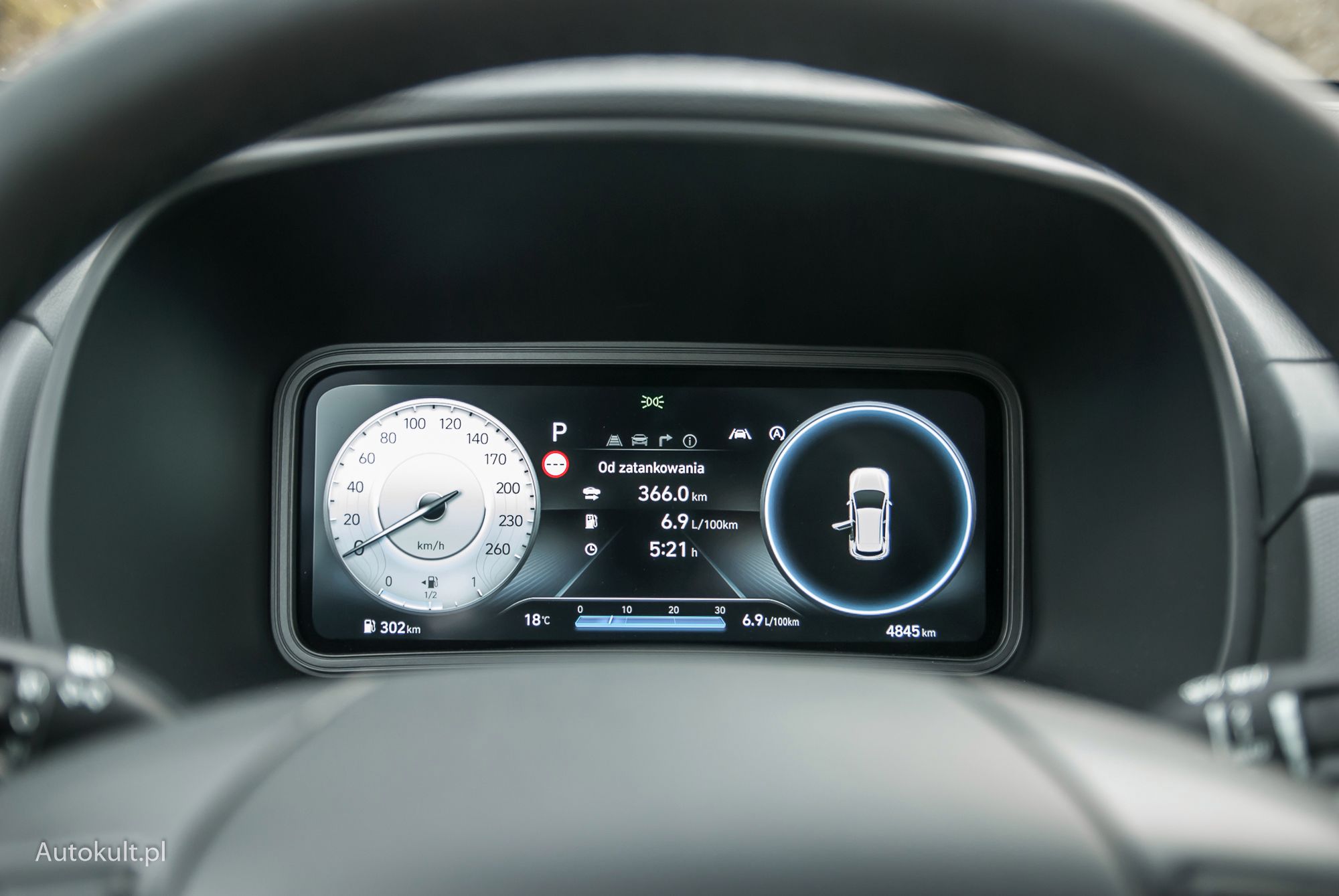 Hyundai Kona - zegary