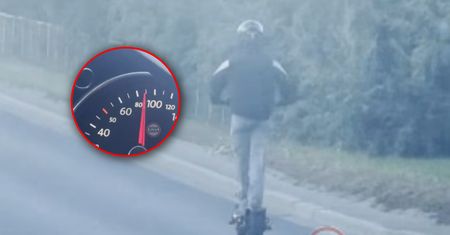 Prawie 100 km/h na hulajnodze. Kierowca pokazał nagranie