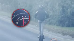 Prawie 100 km/h na hulajnodze. Kierowca pokazał nagranie