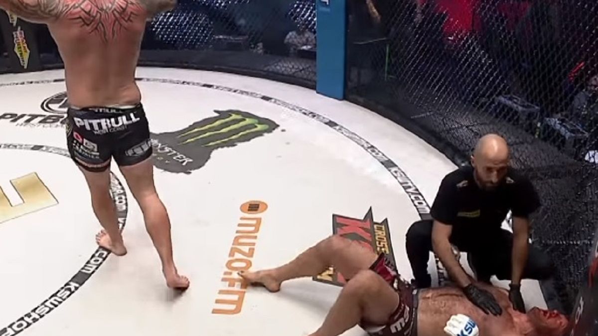 Philip De Fries brutalnie rozbił Michała Kitę na KSW 57