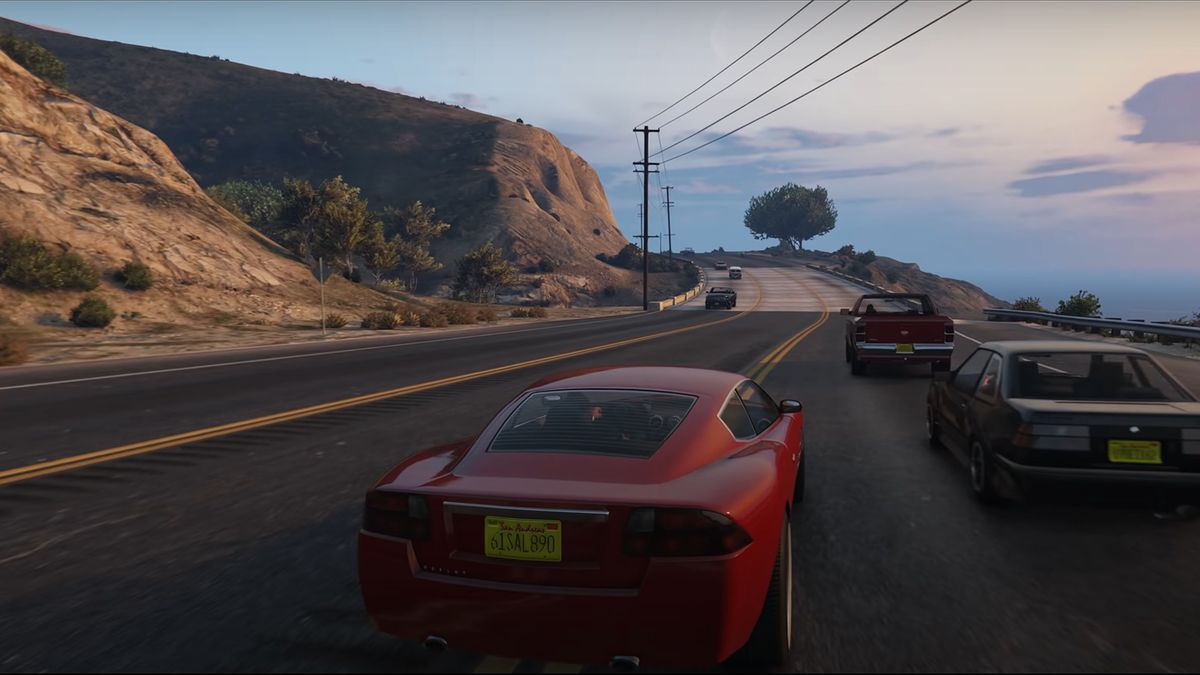 Zrzut ekranu z GTA V