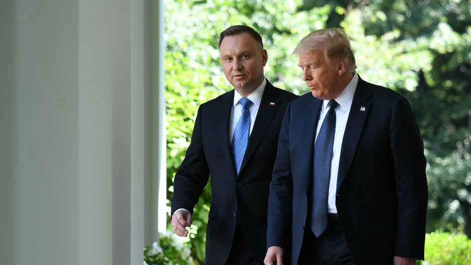 Andrzej Duda i Donald Trump