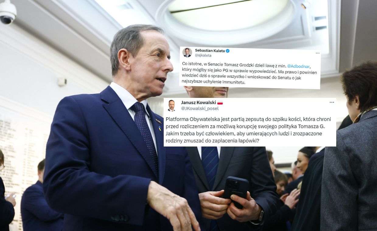 Fala komentarzy po ruchu prokuratury. Apel do Bodnara ws. Grodzkiego