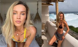 Maffashion w KOZAKACH I BIKINI pręży się nad basenem na Teneryfie (ZDJĘCIA)