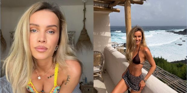 Maffashion w KOZAKACH I BIKINI pręży się nad basenem na Teneryfie (ZDJĘCIA)