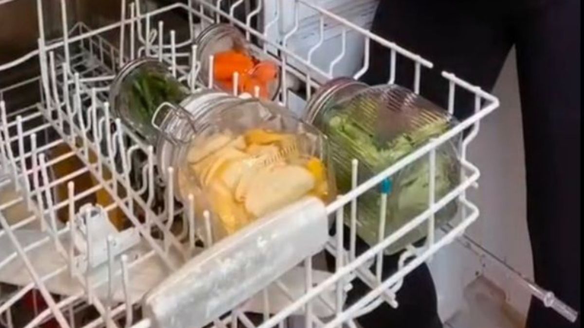 Gotowanie warzyw w zmywarce do naczyń 