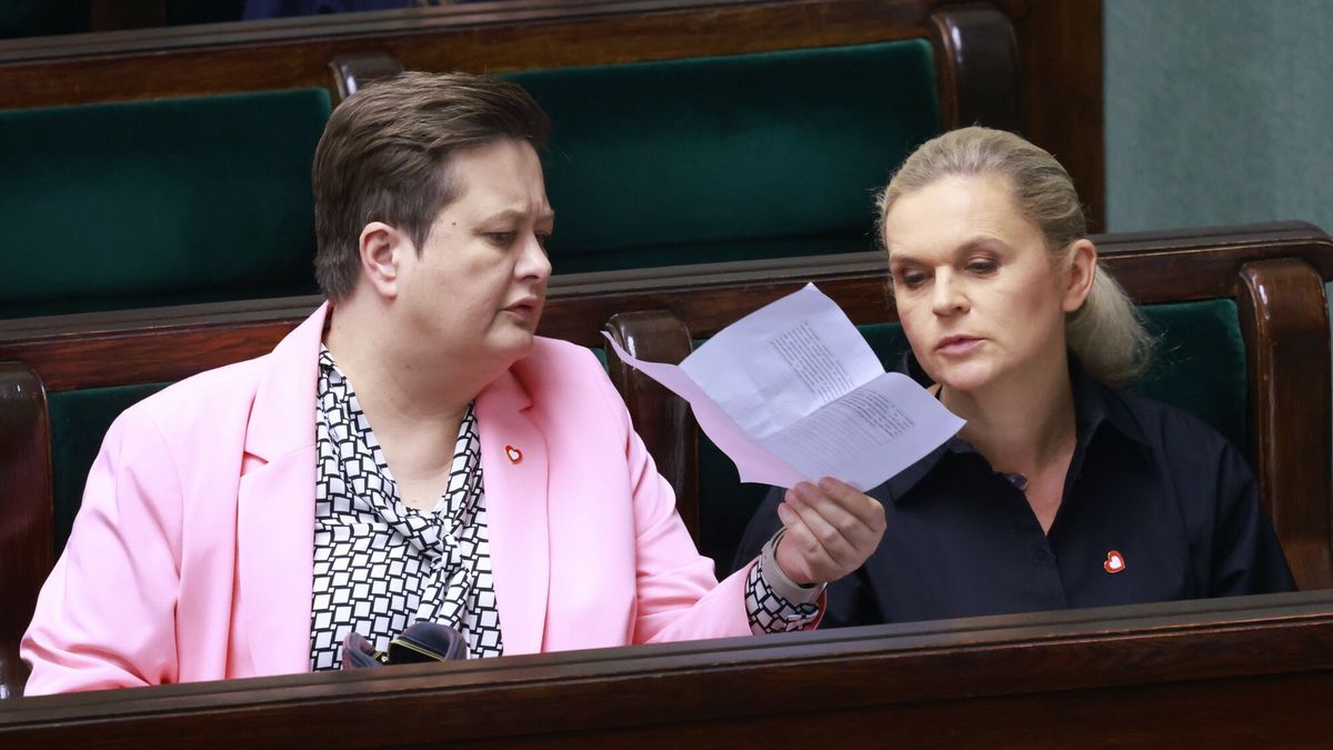 38. posiedzenie Sejmu X kadencji
10.07.2025. Warszawa. 38. posiedzenie Sejmu X kadencji. Fot. Filip Naumienko/REPORTER 
N/z: Katarzyna Lubnauer, Barbara Nowacka
Filip Naumienko/REPORTER