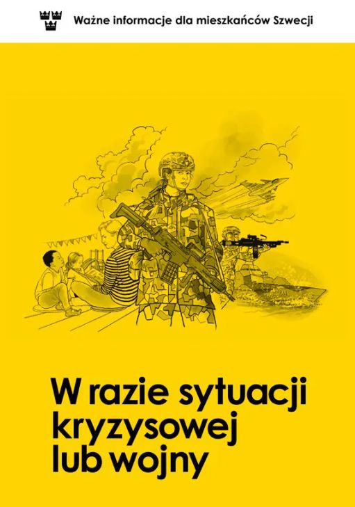 Poradnik "W razie sytuacji kryzysowej lub wojny" ze Szwecji 
