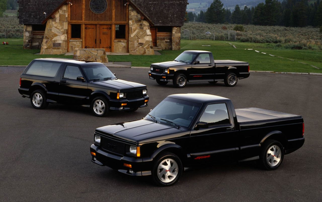GMC prezentuje najszybszego pick-upa i SUV-a na świecie. Syclone i Typhoon powstały na początku lat 90.
