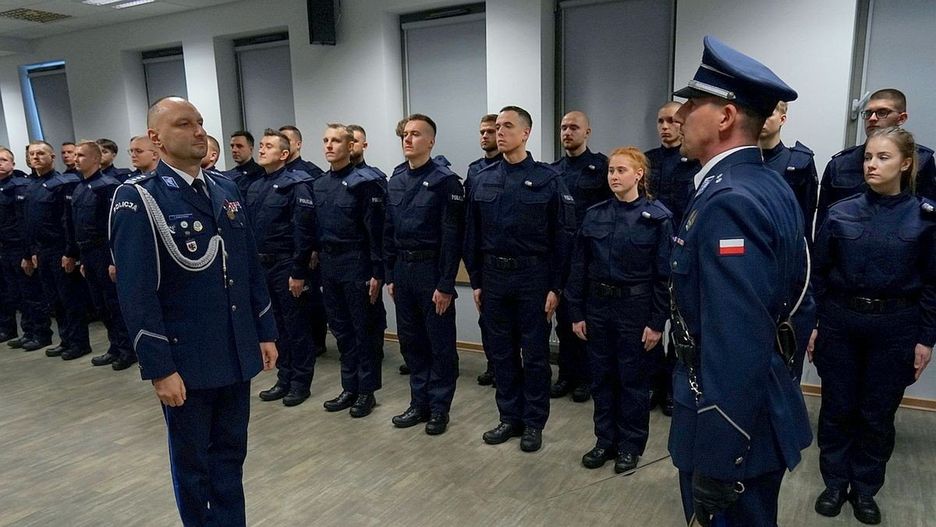 Ślubowanie złożyło 50 nowych policjantów