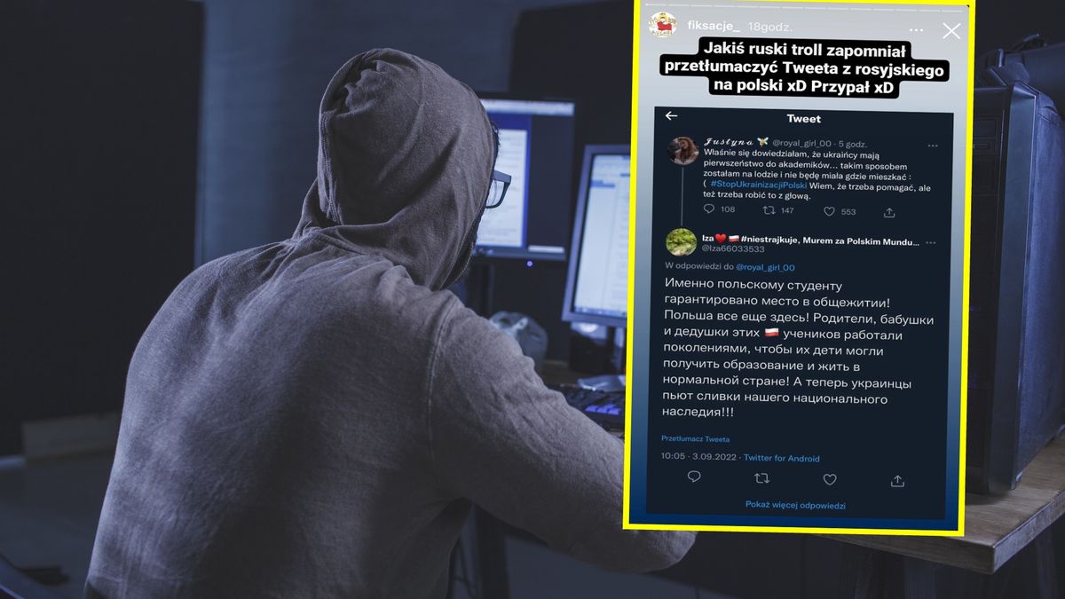 Wpadka zdemaskowała trolla 