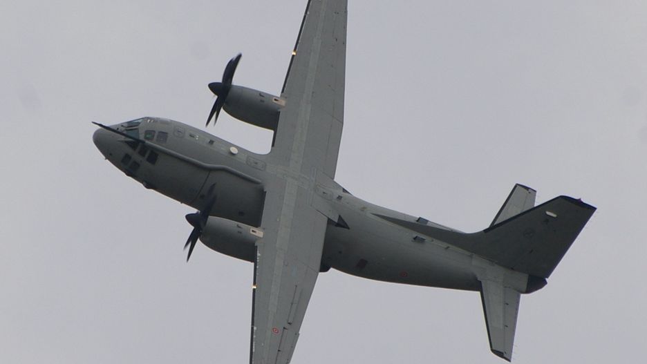 Samolot transportowy C-27J słynie ze zwrotności