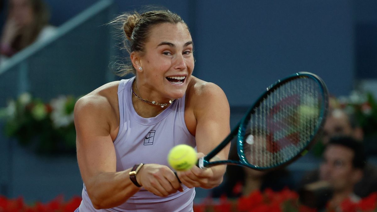 PAP/EPA / JUANJO MARTIN  / Na zdjęciu: Aryna Sabalenka