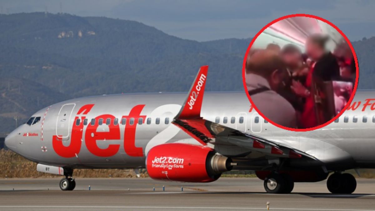 Awantura na pokładzie samolotu