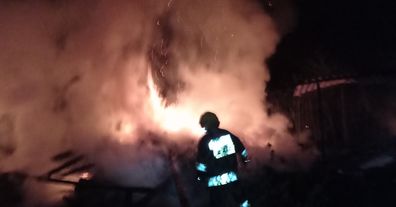 Pożar budynku gospodarczego w miejscowości Podgrodzie