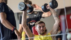 Plusliga: trening zawodników PGE Skry Bełchatów na siłowni (galeria)
