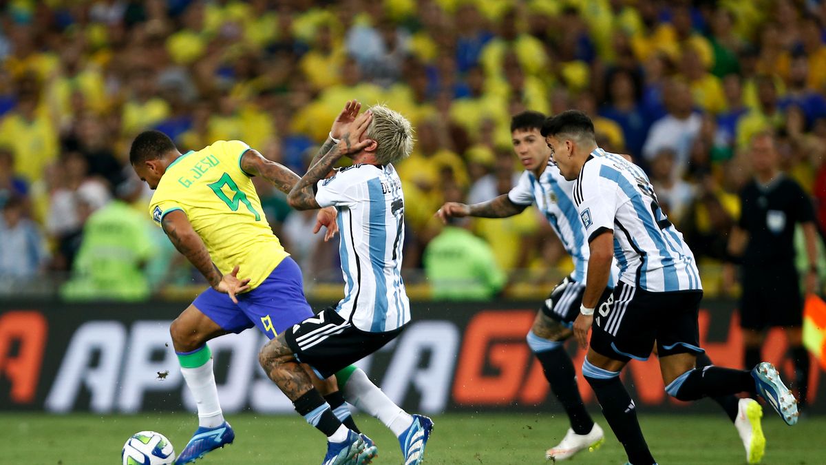 Getty Images / Wagner Meier / Na zdjęciu: Brazylia - Argentyna