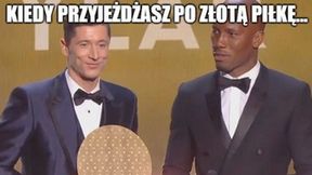 Miała być Złota Piłka, a był złoty talerz. Memy po porażce Lewandowskiego