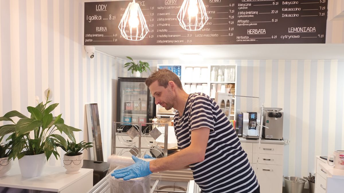 Lodziarnia "Lodowy Kozanów" szykuje się na powódź